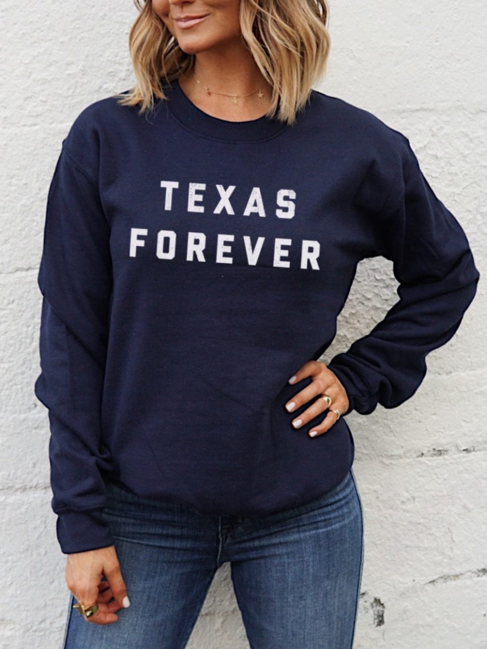 Texas Forever Unisex Pullover Sweatshirt